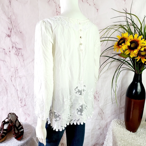 Anthropologie Maeve Lavinia Blouse - Picture 8 of 12